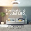 Noaton 11055G Callisto, zlatá, stropní ventilátor se světlem - modul LED