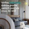 Noaton 11055G Callisto, zlatá, stropní ventilátor se světlem - funkce stmívání