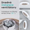Noaton 11055G Callisto, zlatá, stropní ventilátor se světlem - instalace