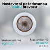 Noaton 11055G Callisto, zlatá, stropní ventilátor se světlem - doba provozu