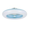 Noaton 11055A Callisto, modrá, stropní ventilátor se světlem