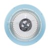 Noaton 11055A Callisto, modrá, stropní ventilátor se světlem - spodní strana