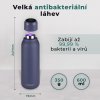 Noaton Naturaq modrá, antibakteriální UV láhev na vodu 600 ml