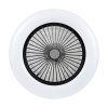 Noaton 11055B Callisto, černá, stropní ventilátor se světlem - spodní část
