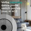 Noaton 12050B Triton, černá, stropní ventilátor se světlem - funkce stmívání