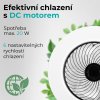 Noaton 12050B Triton, černá, stropní ventilátor se světlem - DC motor