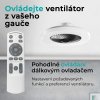 Noaton 12058B Triton, černá, stropní ventilátor se světlem - dálkové ovládání