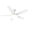 Noaton 12132WWB Maia, bílá a javor, stropní ventilátor se světlem - bílá, světlo 2