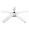 Noaton 12132WWB Maia, bílá a javor, stropní ventilátor se světlem - kratší tyč