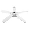Noaton 12132WWB Maia, bílá a javor, stropní ventilátor se světlem - delší tyč