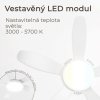 Noaton 12132WWB Maia, bílá a javor, stropní ventilátor se světlem - infografika 3