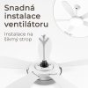 Noaton 12132WWB Maia, bílá a javor, stropní ventilátor se světlem - infografika 9