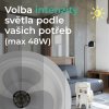 Noaton 12045W Dorado, bílá, stropní ventilátor se světlem - infografika 3