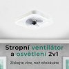 Noaton 14050W Hovland, bílá, stropní ventilátor se světlem - infografika