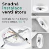 Noaton 15050W Furud, bílá, stropní ventilátor se světlem - infografika 4