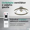 Noaton 16050B Atria, černá, stropní ventilátor se světlem - infografika 6