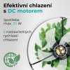 Noaton 16050B Atria, černá, stropní ventilátor se světlem - DC-motor