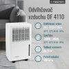 Noaton DF 4110, odvlhčovač vzduchu - infografika