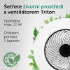Noaton 12050B Triton, černá, stropní ventilátor se světlem - infografika 5