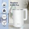 Noaton K3W Pro, rychlovarná konvice infografika