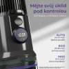 Noaton AVC600, tyčový aku vysavač, displej