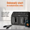 Noaton A68 Dual pot horkovzdušná fritéza - v balení kleště a kniha receptů