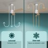 Noaton 13132WWL Lepus, bílá a světle hnědá, stropní ventilátor se světlem - zpětný chod