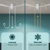Noaton 15132WW Zoya, bílá, stropní ventilátor se světlem