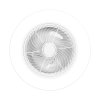 Stropní ventilátor se světlem Noaton 12058W Triton - spodní pohled rozsvícený