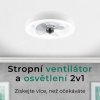 Noaton 15050W Furud, bílá, stropní ventilátor se světlem - infografika