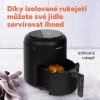 Noaton A20 Essential, horkovzdušná fritéza - izolovaná rukojeť