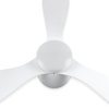 Noaton 11132WW Fornax, bílá, stropní ventilátor se světlem - vrchní pohled