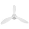 Noaton 11132WW Fornax, bílá, stropní ventilátor se světlem - pohled z vrchu
