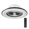 Noaton 11056BR Vega stropní ventilátor se světlem černý s ovládáním