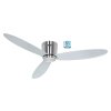 CasaFan 313280W Eco Plano II WiFi, stříbrná, stropní ventilátor - 3 lopatky