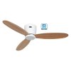 CasaFan 311304W Eco Plano II WiFi, přírodní dub, stropní ventilátor - 3 lopatky