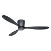CasaFan 313296W Eco Plano Wood WiFi, černá, stropní ventilátor - 3 lopatky