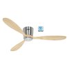 CasaFan 313287W Eco Plano Wood WiFi, přírodní dřevo, stropní ventilátor - 3 lopatky