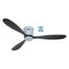 CasaFan 313299W Eco Plano Wood WiFi, černá, stropní ventilátor - 3 lopatky