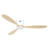 CasaFan 313292W Eco Plano Wood WiFi, přírodní dřevo, stropní ventilátor - 3 lopatky