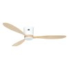 CasaFan 313292W Eco Plano Wood WiFi, přírodní dřevo, stropní ventilátor - 3 lopatky
