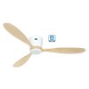 CasaFan 313292W Eco Plano Wood WiFi, přírodní dřevo, stropní ventilátor - 3 lopatky