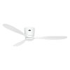CasaFan 313291W Eco Plano Wood WiFi, bílá, stropní ventilátor - 3 lopatky