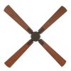 CasaFan 949212W Eco Neo III WiFi, třešeň, stropní ventilátor - 4 lopatky spodní pohled