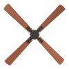 CasaFan 949202W Eco Neo III WiFi, teakové dřevo, stropní ventilátor - 4 lopatky spodní pohled