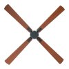 CasaFan 952313W Eco Neo III WiFi, třešeň, stropní ventilátor - 4 lopatky spodní pohled