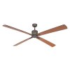 CasaFan 949410W Eco Neo III WiFi, teakové dřevo, stropní ventilátor - 4 lopatky