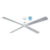CasaFan 943409W Eco Neo III WiFi, světle šedá a bílá, stropní ventilátor - 4 lopatky