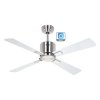 CasaFan 942131W Eco Neo III WiFi, světle šedá a bílá, stropní ventilátor - 4 lopatky