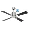 CasaFan 942141W Eco Neo III WiFi, stříbrná a wenge, stropní ventilátor - 4 lopatky
